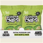 REAL NATURALS SHIITAKE MUSHROOM CHIPS SOUR CREAM  ONION 32G CTN12