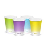 BIOPAK COLOURED COLD PAPER BIOCUP 390ML12OZ PACK 50