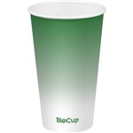 BIOPAK BIOCUP COLD PAPER CUP 500ML GREEN PACK 50