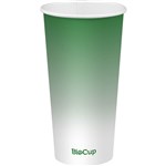 BIOPAK BIOCUP COLD PAPER CUP 600ML GREEN PACK 50