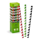 BIOPAK BIOSTRAWS STRAW 10MM MIXED PACK 20