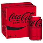 SEE CODE 801626 COCA COLA ZERO SUGAR 375ML CARTON 24