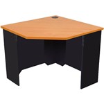 RAPID WORKER CORNER WORKSTATION UNIT 900 X 900 X 600MM CHERRYIRONSTONE