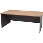 RAPID WORKER DESK OPEN 1800 X 750MM BEECHIRONSTONE