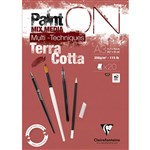 CLAIREFONTAINE PAINTON TERRACOTTA MULTI MEDIA PAD A3