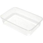 CAPRI CPP0502 MICROWAVABLE CONTAINERS RECTANGLE 650ML PACK 50