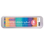 ZART PRIMECOLOURS CREAMY COLOURS WATERCOLOUR PAINT MACARON BOX 6