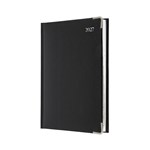 2026 COLLINS MANAGEMENT 189B99 DIARY A5 1 DAY PER PAGE BONDED LEATHER BLACK