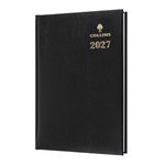 2027 COLLINS STERLING 384P99 DIARY A5 WEEK TO VIEW 1HR BLACK