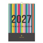 2026 COLLINS EDGE RAINBOW WALL CALENDAR MONTH TO VIEW A3