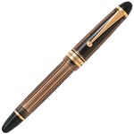 PILOT CUSTOM 823 FOUNTAIN PEN BROWN BARREL MEDIUM NIB BLACK INK
