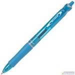 PILOT ACROBALL RETRACTABLE BALLPOINT PEN 10MM MEDIUM LIGHT BLUE