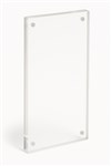 PREMIUM MAGNETIC ACRYLIC FRAME  DL SIZE 230 X 120MM  MODERN LUCITE STYLE