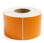 FLUORO ORANGE LABELS 102MM X 74MM 1000 PER ROLL