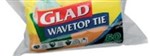 KITCHEN TIDY BAGS 18LT GLAD WAVETOP ROLL 50