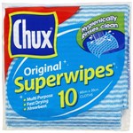 CHUX ORIGINAL SUPERWIPES REGULAR 60X30CM COLOURED PK10