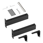 ERGOVIDA BRACKETS TO SUIT ECC42B CABLE MANAGEMENT SYSTEM BLACK