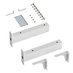 ERGOVIDA BRACKETS TO SUIT ECC42W CABLE MANAGEMENT SYSTEM WHITE