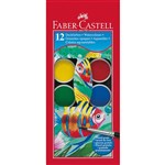 FABER CASTELL WATERCOLOUR PAINT PALETTE ASSORTED COLOURS