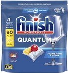 FINISH QUANTUM DISHWASHING TABLETS LEMON SPARKLE PACK 90