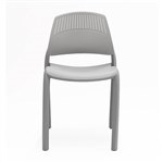 RAPIDLINE FLEXI STACKING CHAIR WITH GREY BACKREST 815 X 505 X 550MM GREY