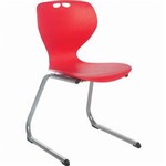 SYLEX MATA CANTILEVER CHAIR 385MM RED