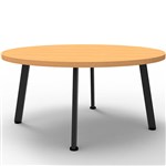 RAPIDLINE ETERNITY COFFEE TABLE 900MM DIA BEECHBLACK