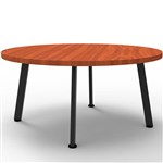 RAPIDLINE ETERNITY COFFEE TABLE 900MM DIA CHERRYBLACK