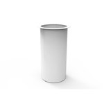 RAPIDLINE DRUM TABLE BASE 600 X 1025MM WHITE