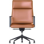 RAPIDLINE MIRAGE MEDIUM BACK EXECUTIVE CHAIR TAN LEATHER