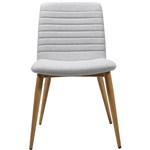 RAPIDLINE PIXEL 4 LEG CHAIR LIGHT GREYASH