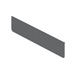 RAPIDLINE ARCH PERFORATED MODESTY PANEL 1600 X 300 X 20MM BLACK