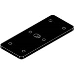RAPIDLINE SHUSH30 SCREEN PLATE T SHAPE BLACK