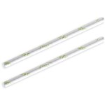 HUHTAMAKI FUTURE FRIENDLY COCKTAIL PAPER STRAW LOGO WHITE PACK 250