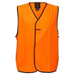 PRIME MOVER MV116 HIVIS VEST DAY USE ONLY ORANGE 2XL