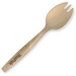 BIOPAK HY16C WOODEN SPORK 160MM PACK 100