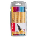 STABILO POINT 0213532 88 FELT TIP MARKERS WALLET 10