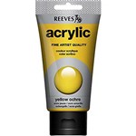 REEVES PREMIUM ACRYLIC PAINT 75ML TUBE YELLOW OCHRE