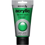 REEVES PREMIUM ACRYLIC PAINT 75ML TUBE MEADOW GREEN