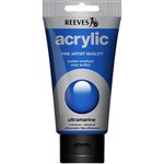REEVES PREMIUM ACRYLIC PAINT 75ML TUBE ULTRAMARINE