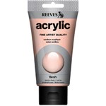 REEVES PREMIUM ACRYLIC PAINT 75ML TUBE FLESH
