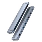 MBEAT D12 MULTIPORT DUAL HDMI 4K USBC DOCKING STATION GREY