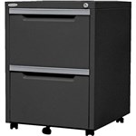 STEELCO MOBILE PEDESTAL 2 FILE 630 X 470 X 515MM GRAPHITE RIPPLE