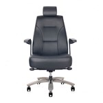 RAPIDLINE MONARCH CONTROLLER CHAIR BLACK LEATHER