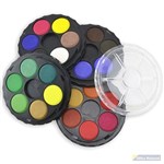 KOHINOOR WATERCOLOUR PAINT DISC ASSORTED PACK 24