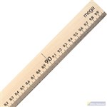 MICADOR MEGA RULER WOODEN 1 METRE