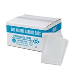 36L AUSTAR PREMIUM TRUE CLEAR BIN LINER NAT36LT PACK OF 50 SHIPS FROM SYDNEY
