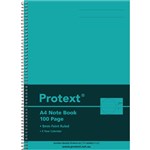 PROTEXT NB2000AQUA PP COVER NOTE BOOK SIDE SPIRAL A4 100 PAGE AQUA