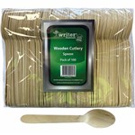 WRITER BREAKROOM ECO CUTLERY SPOON 146MM PACK 100