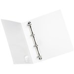 INITIATIVE  INSERT BINDER A4 50MM 4D RING WHITE